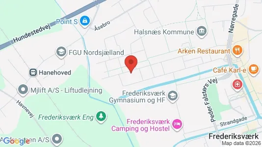 Lagerlokaler til leje i Frederiksværk - Foto fra Google Street View