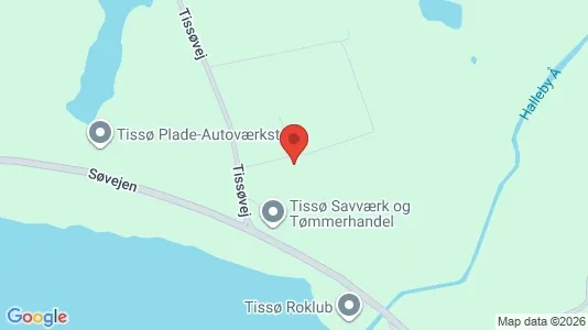Lagerlokaler til salg i Jerslev Sjælland - kort over placeringen