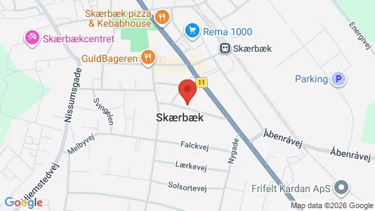 Lagerlokaler til leje i Skærbæk - Foto fra Google Street View