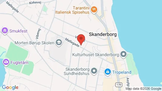 Lagerlokaler til leje i Skanderborg - Foto fra Google Street View