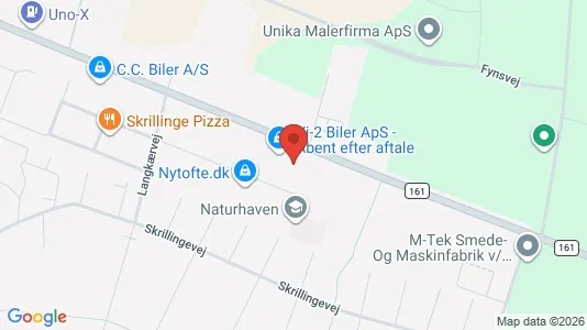 Lagerlokaler til salg i Middelfart - kort over placeringen