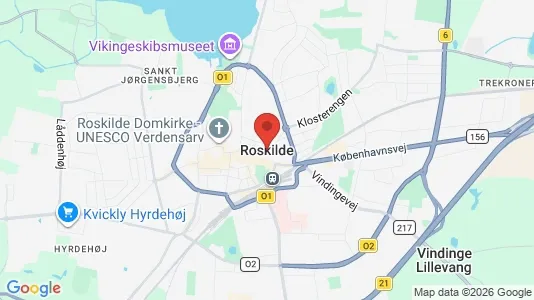 Butikslokaler til salg i Roskilde - Foto fra Google Street View
