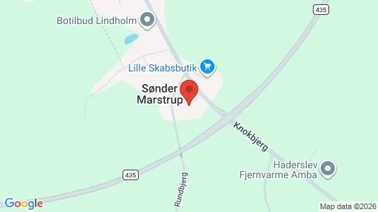 Værkstedslokaler til salg i Haderslev - kort over placeringen