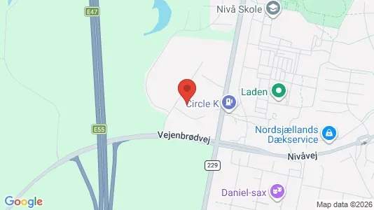 Lagerlokaler til salg i Nivå - Foto fra Google Street View