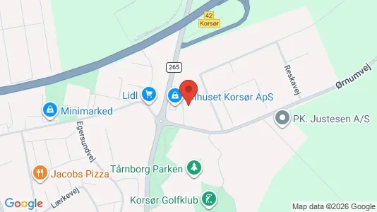 Lagerlokaler til leje i Korsør - Foto fra Google Street View