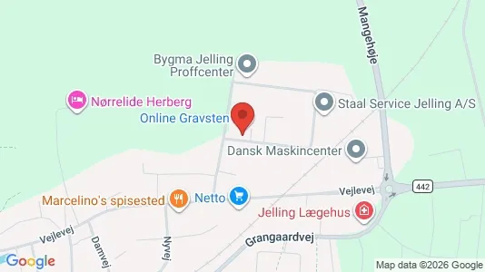Lagerlokaler til leje i Jelling - Foto fra Google Street View