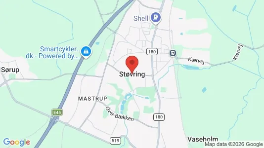 Lagerlokaler til leje i Støvring - Foto fra Google Street View