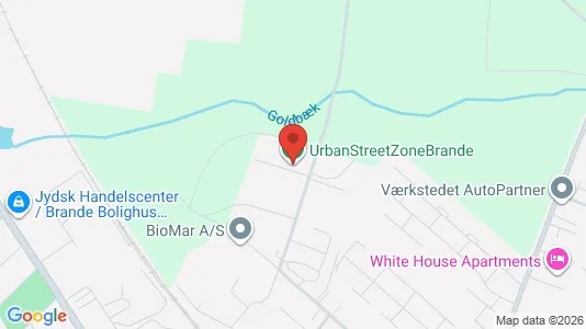 Lagerlokaler til leje i Brande - Foto fra Google Street View