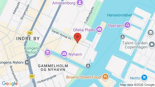 Lagerlokaler til leje i København K - kort over placeringen